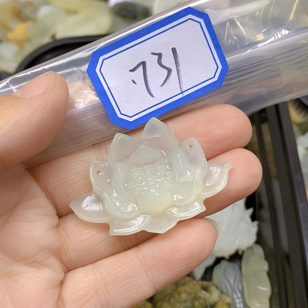 蛇纹石玉颈饰未镶嵌731