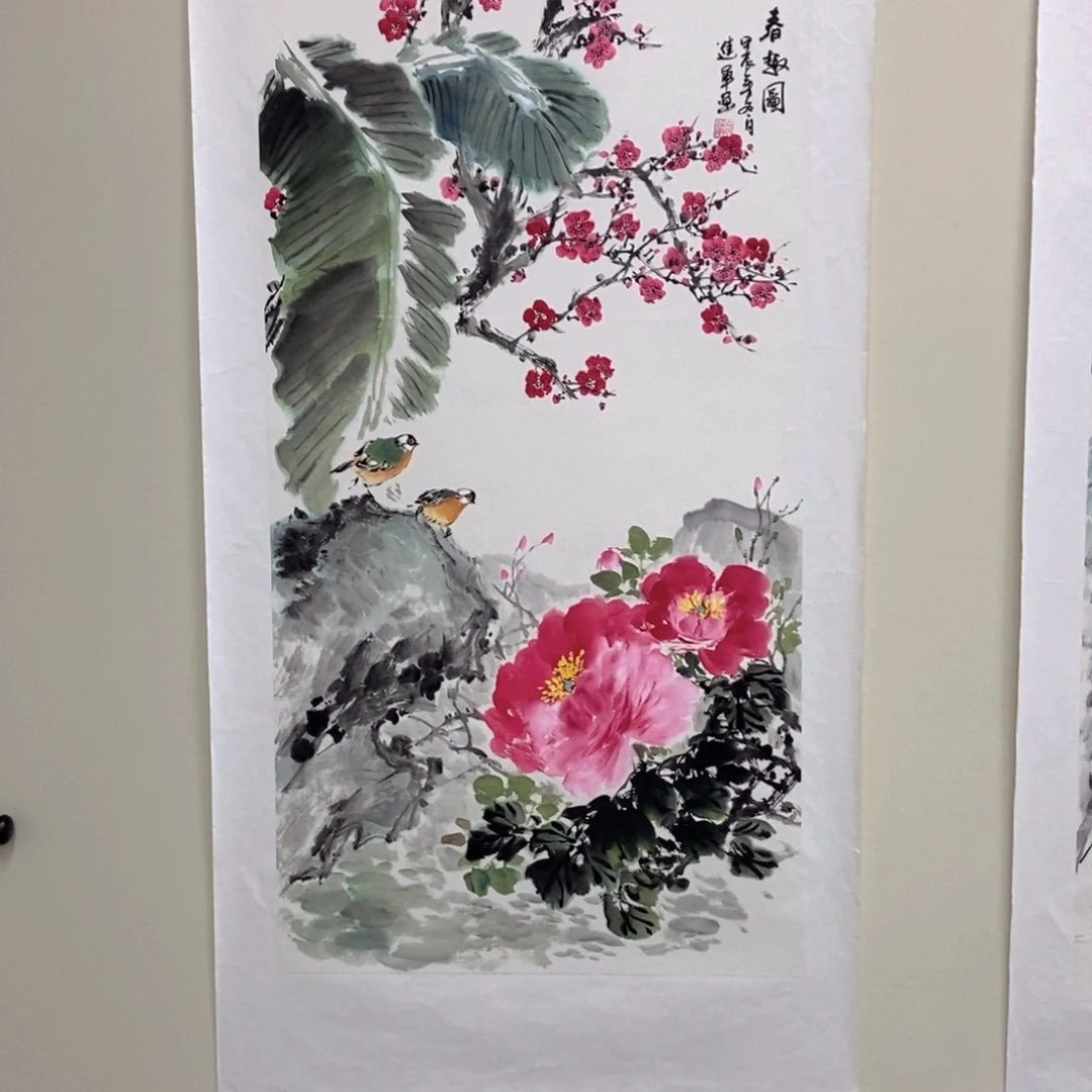 国画文进军三尺精品佳作