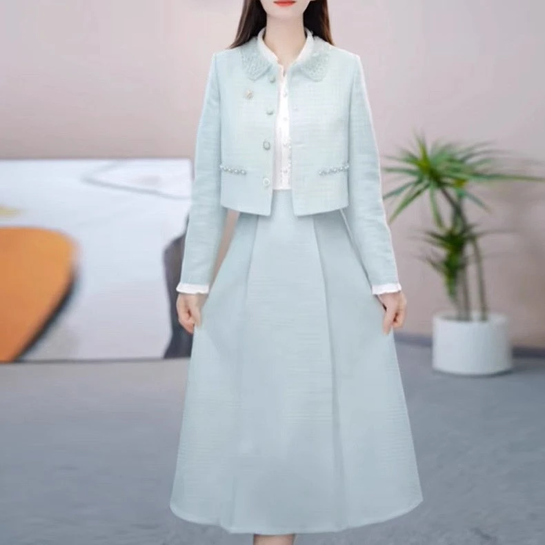 [依橙服饰] X265 # 2025 新款 早秋 减龄 气质 显瘦 连衣裙