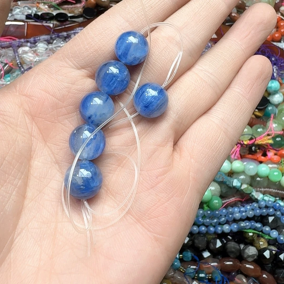 玛瑙/玉髓未镶嵌珠宝半成品一颗12mm蓝晶