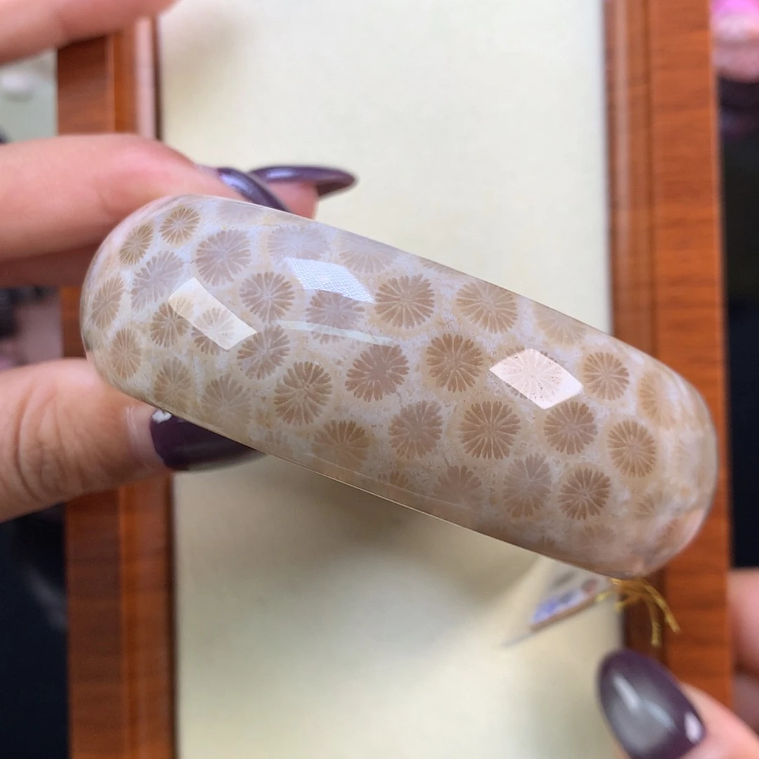 【闪购商品】颈饰未镶嵌硅化珊瑚（珊瑚玉）高级牛轧糖61（43号）