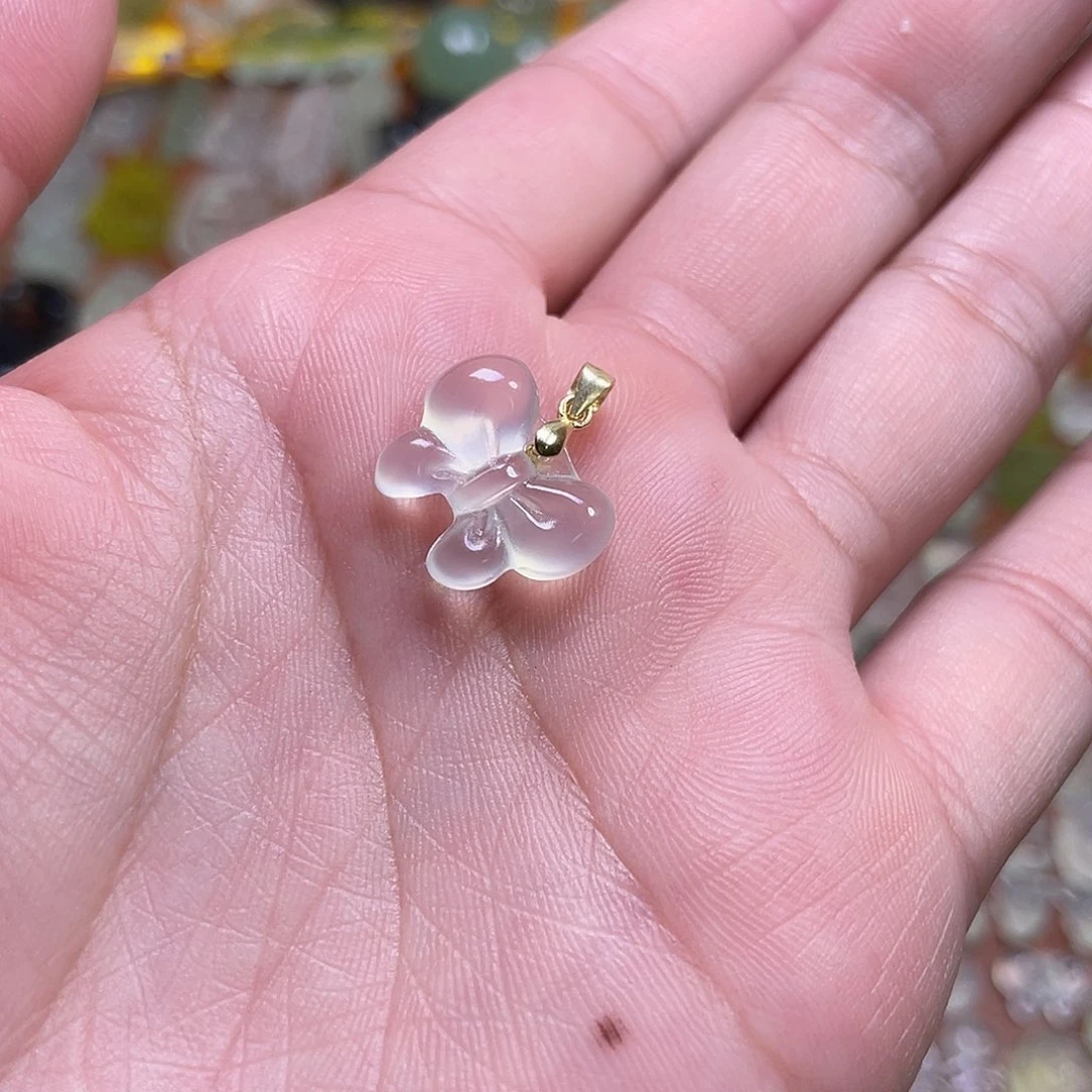 心****蛇纹石玉未镶嵌吊坠