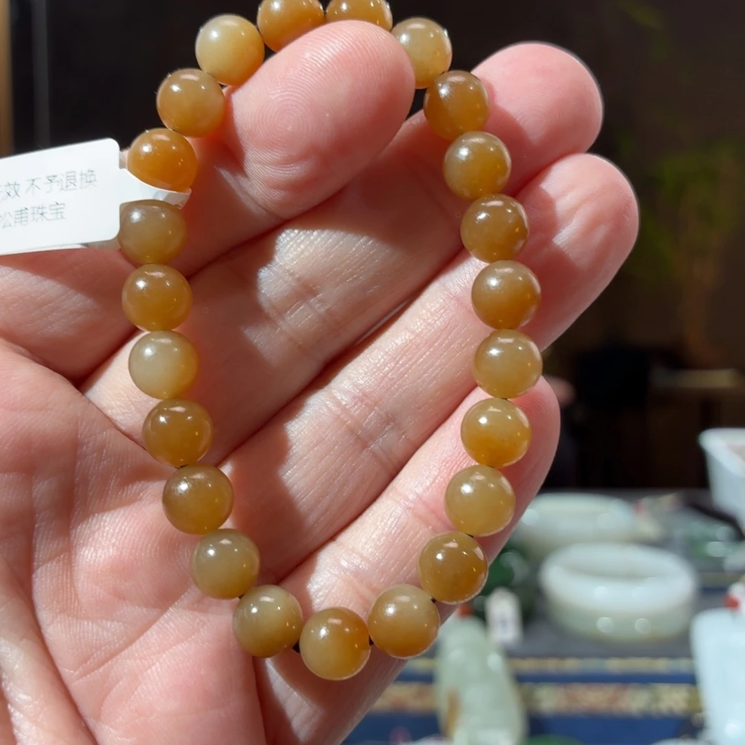 和田玉（糖玉）未镶嵌手链