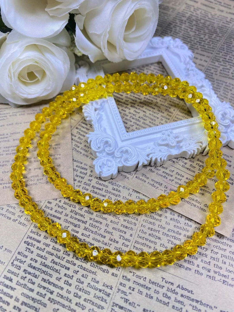 黄色6mm手串发一条AH25