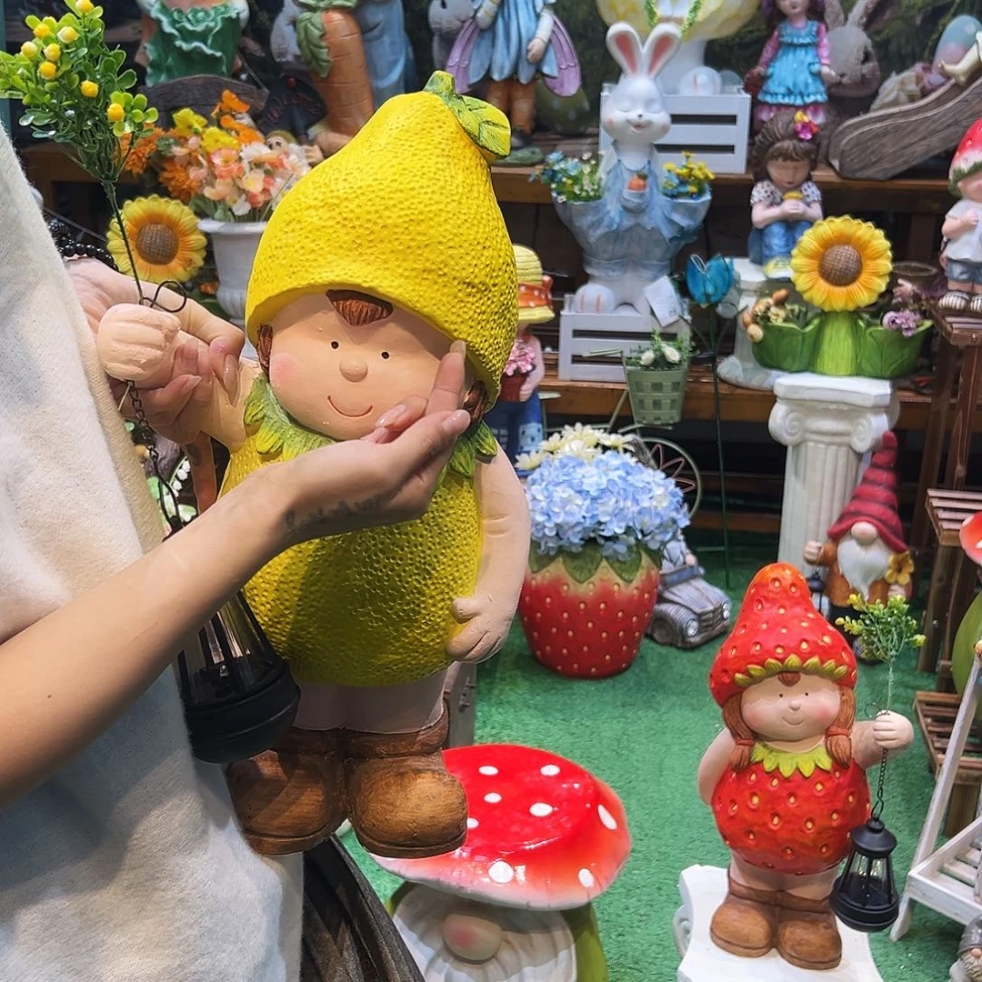 花园摆件红红火火