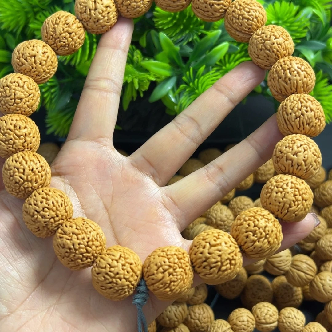 桃木龙鳞凤尾桃核手持