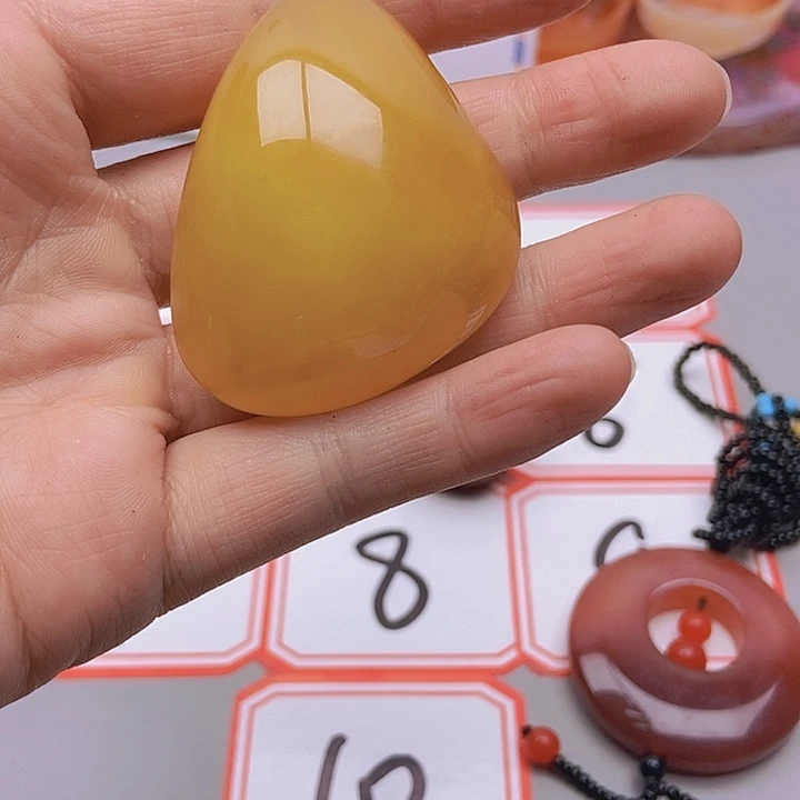 【闪购商品】玛瑙/玉髓珠宝半成品未镶嵌壞***玪
