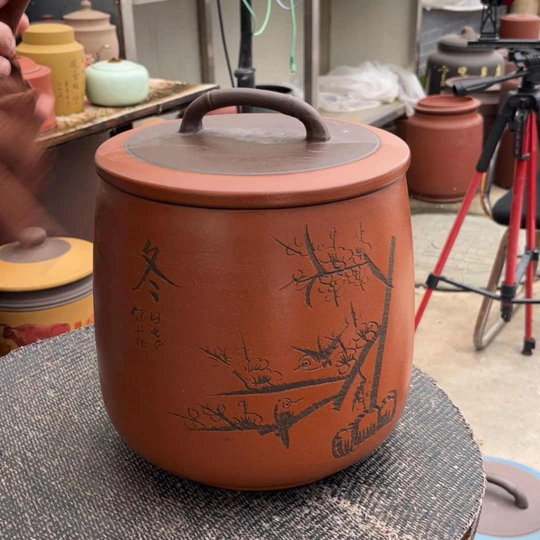 茶叶罐紫砂9 饼茶叶罐