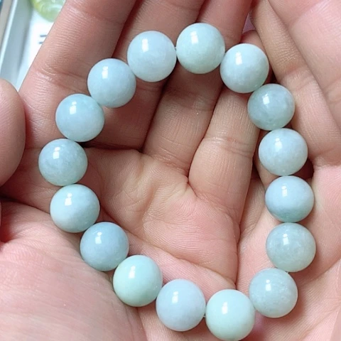 翡翠颈饰未镶嵌天然缅甸翡翠a货