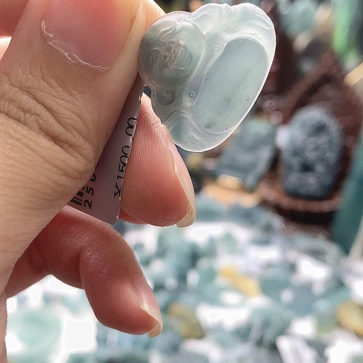 未镶嵌定制翡翠毛货不退不换