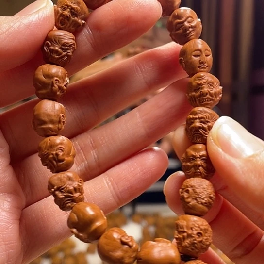 手串/手链橄榄核龙纹桃核