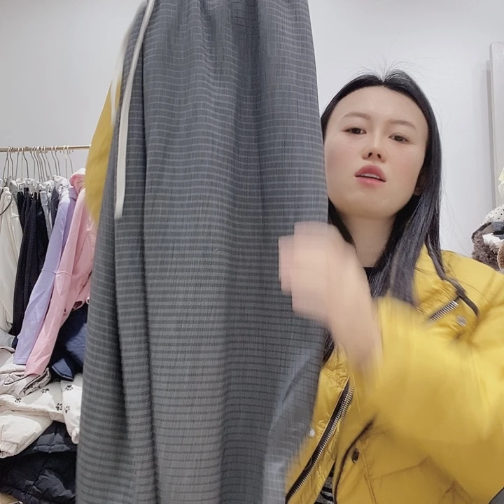 细条纹黑色4555裤子