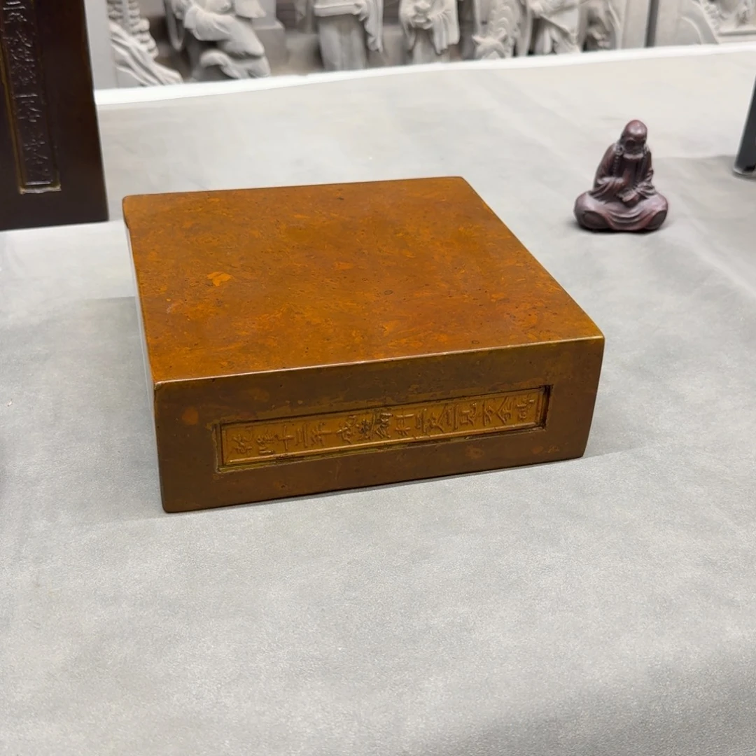 砖雕20-20-6 老料金砖 古铜色