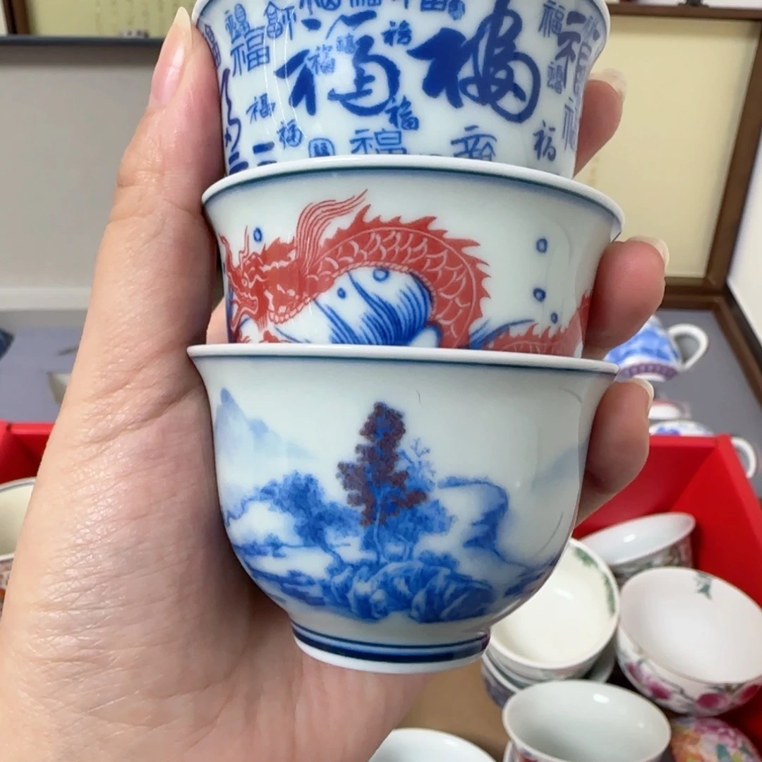 客杯3只景德镇福利福利