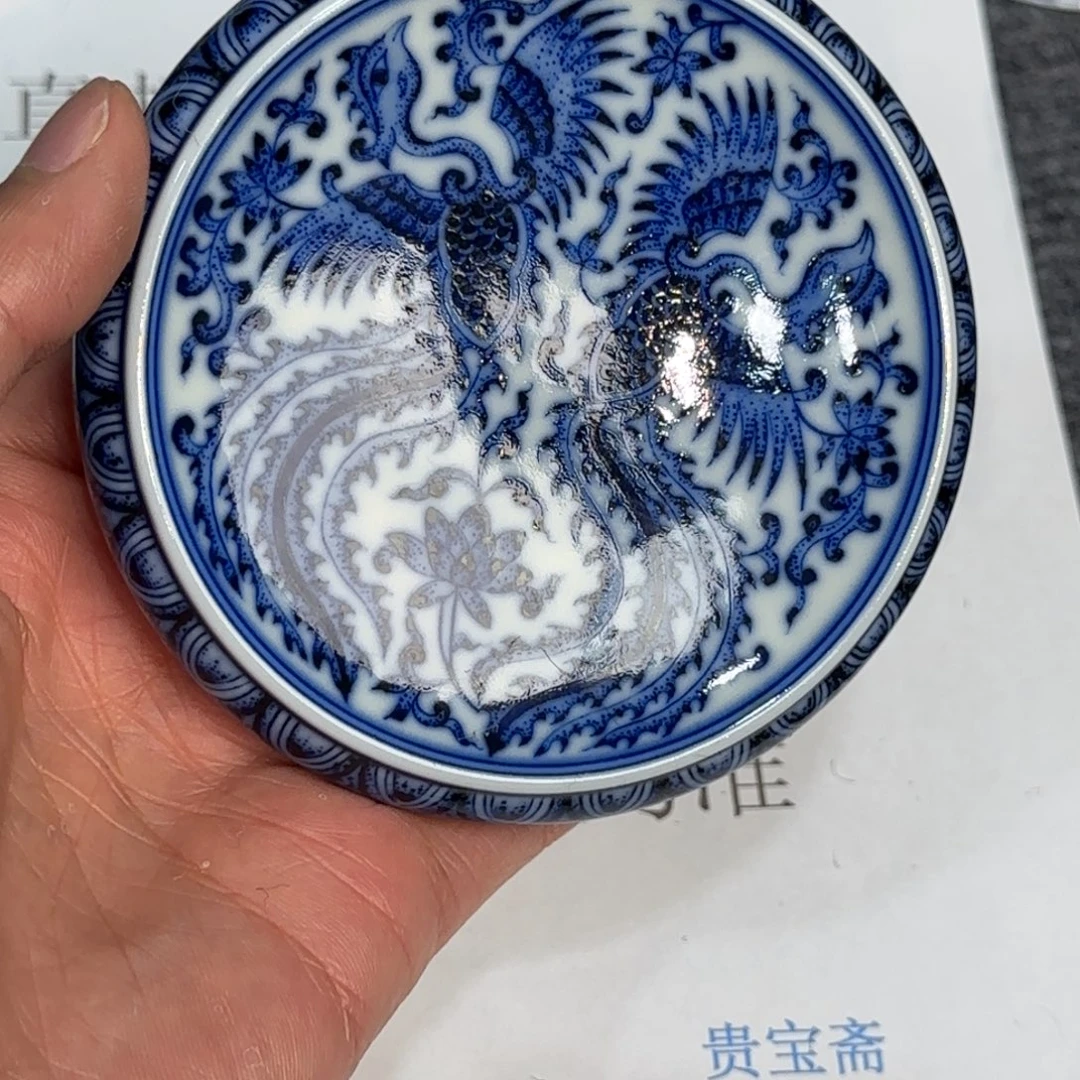 杯子瓷当代仿古精品全手工