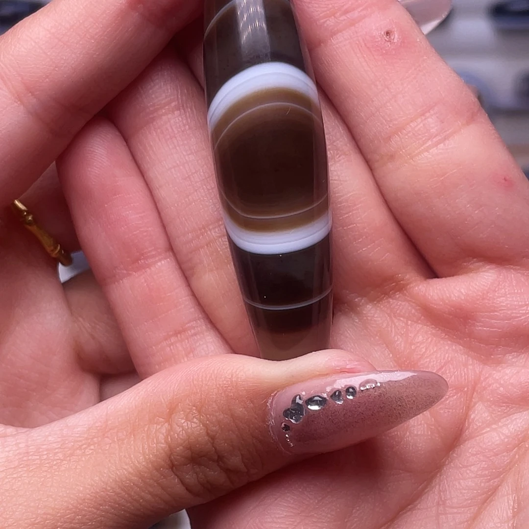 A***牛玛瑙/玉髓未镶嵌颈饰