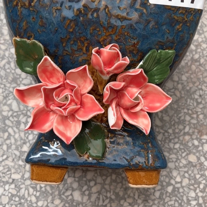 紫砂花盆粗陶材质多肉花盆