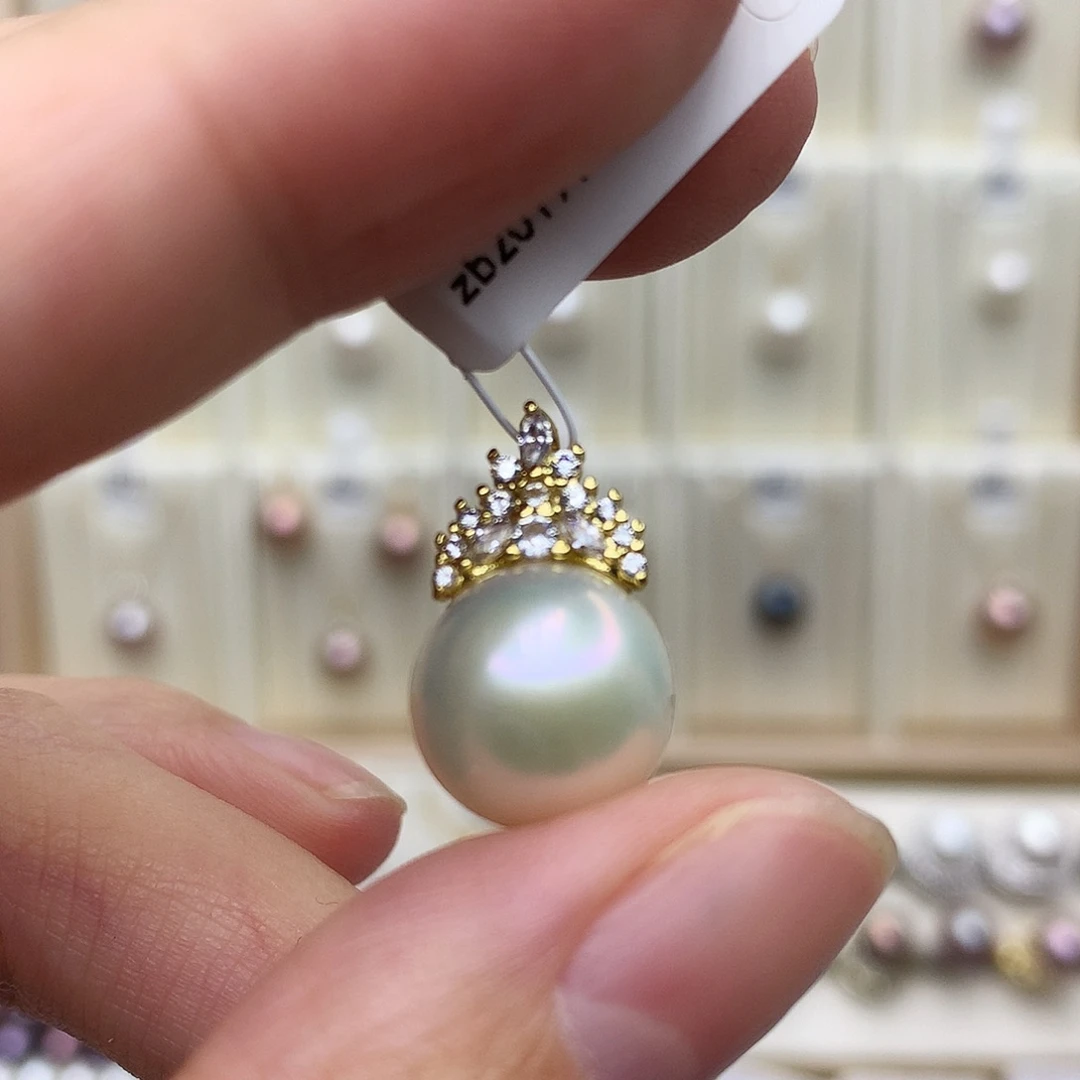 淡水珍珠吊坠(赠链)合金