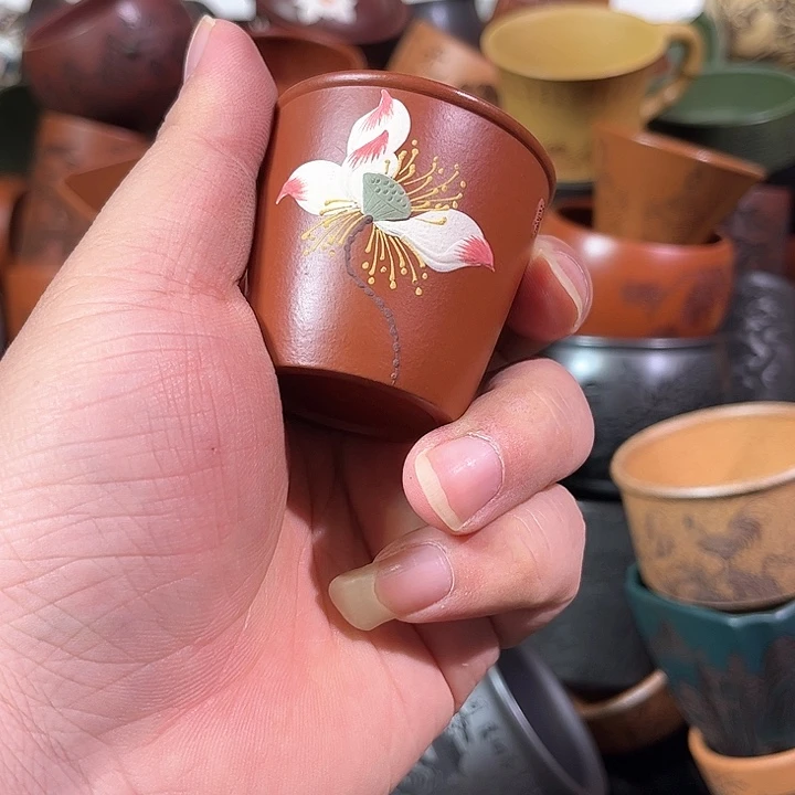 茶杯紫砂全手工紫砂主人杯