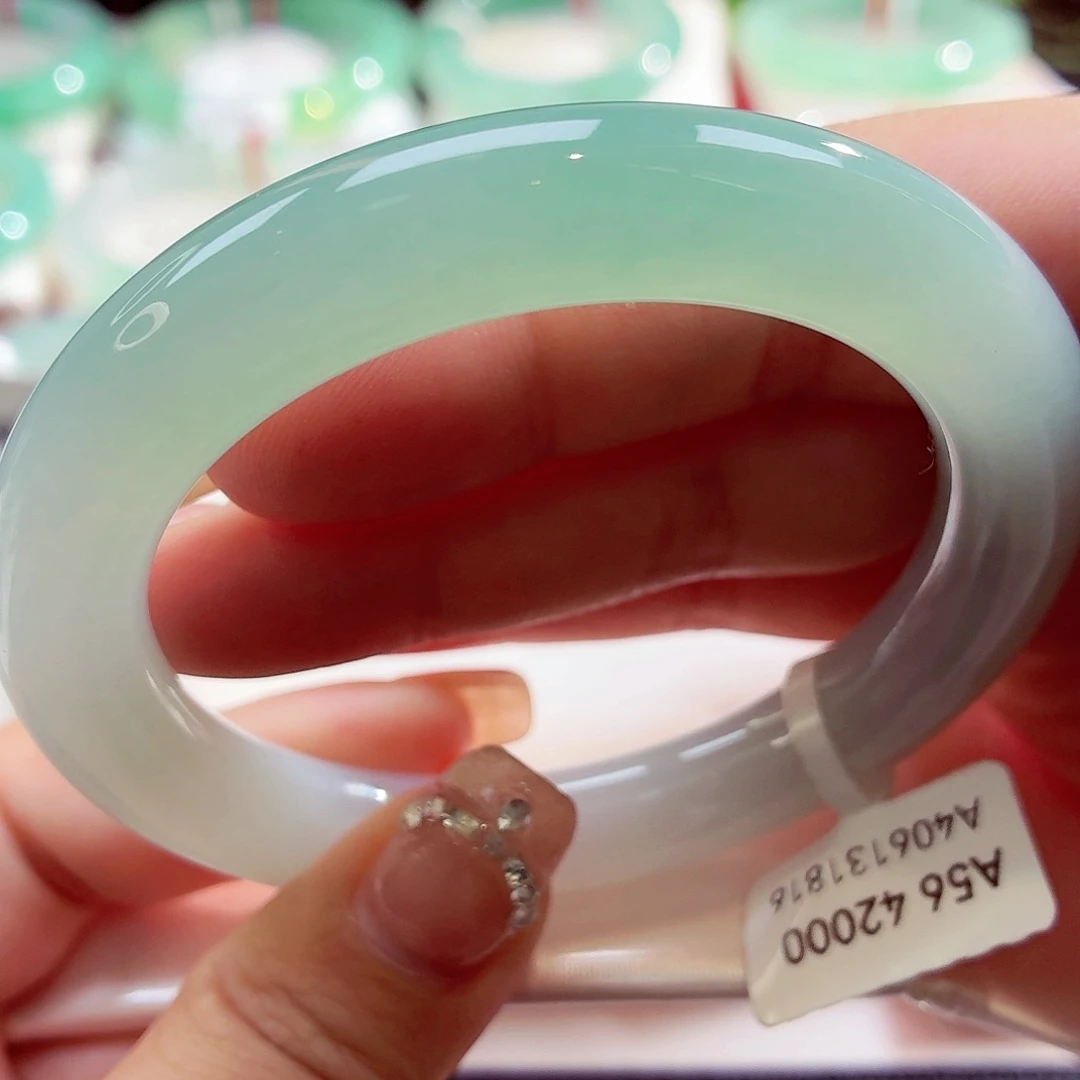 翡翠未镶嵌手镯88.19