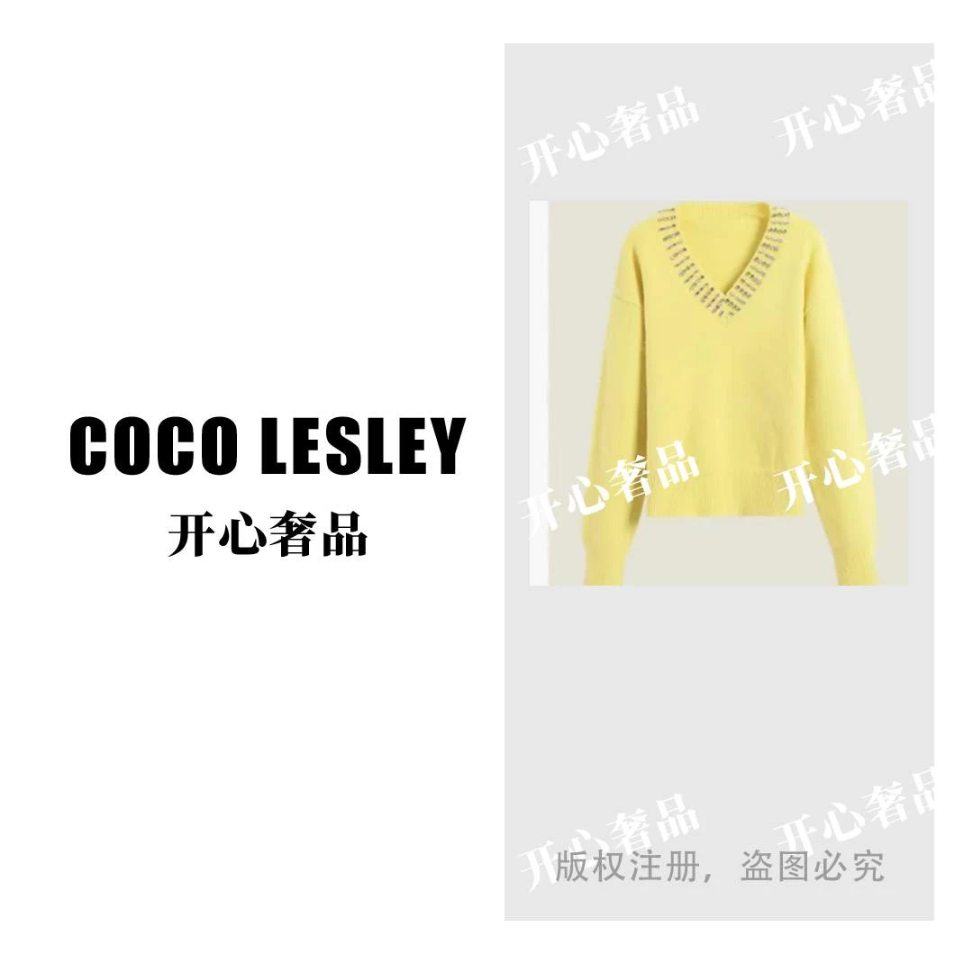 【开心奢品】重工设计感百搭女款毛衣-88108