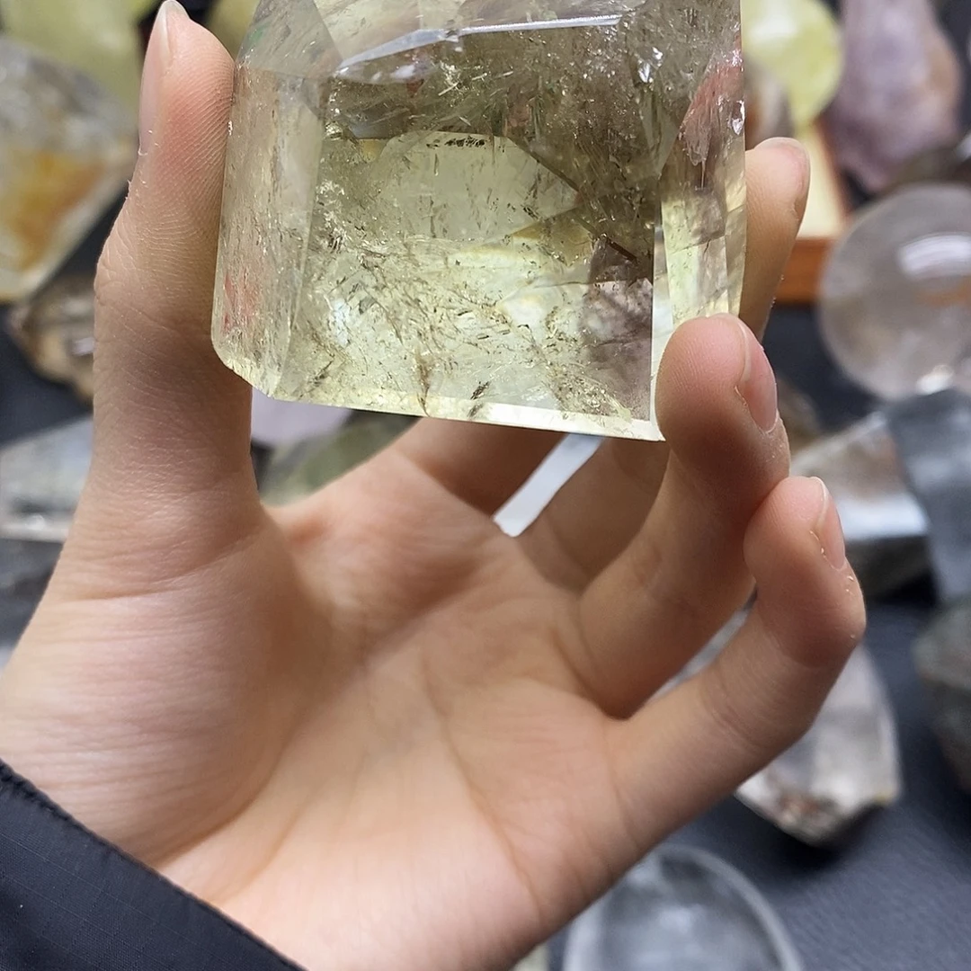 未镶嵌水晶珠宝半成品188水晶石