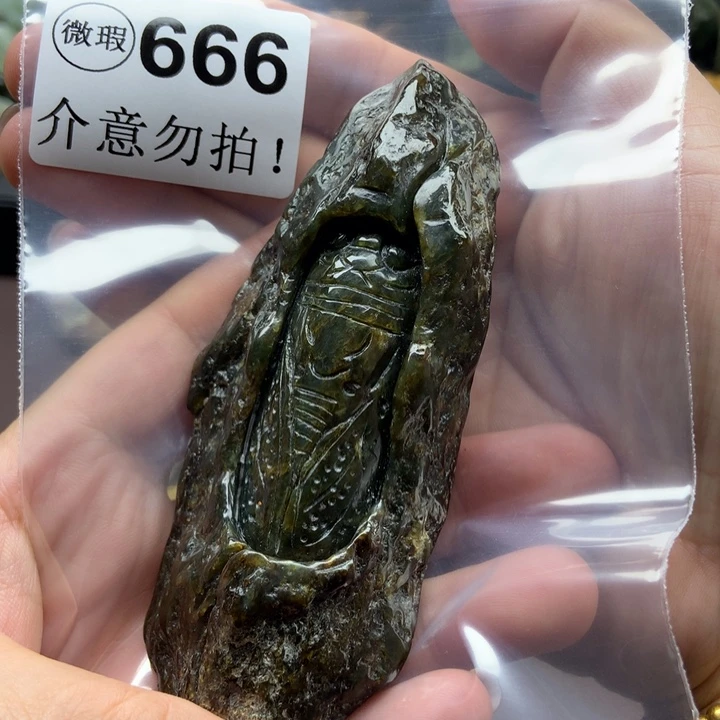 透闪石质玉未镶嵌挂件