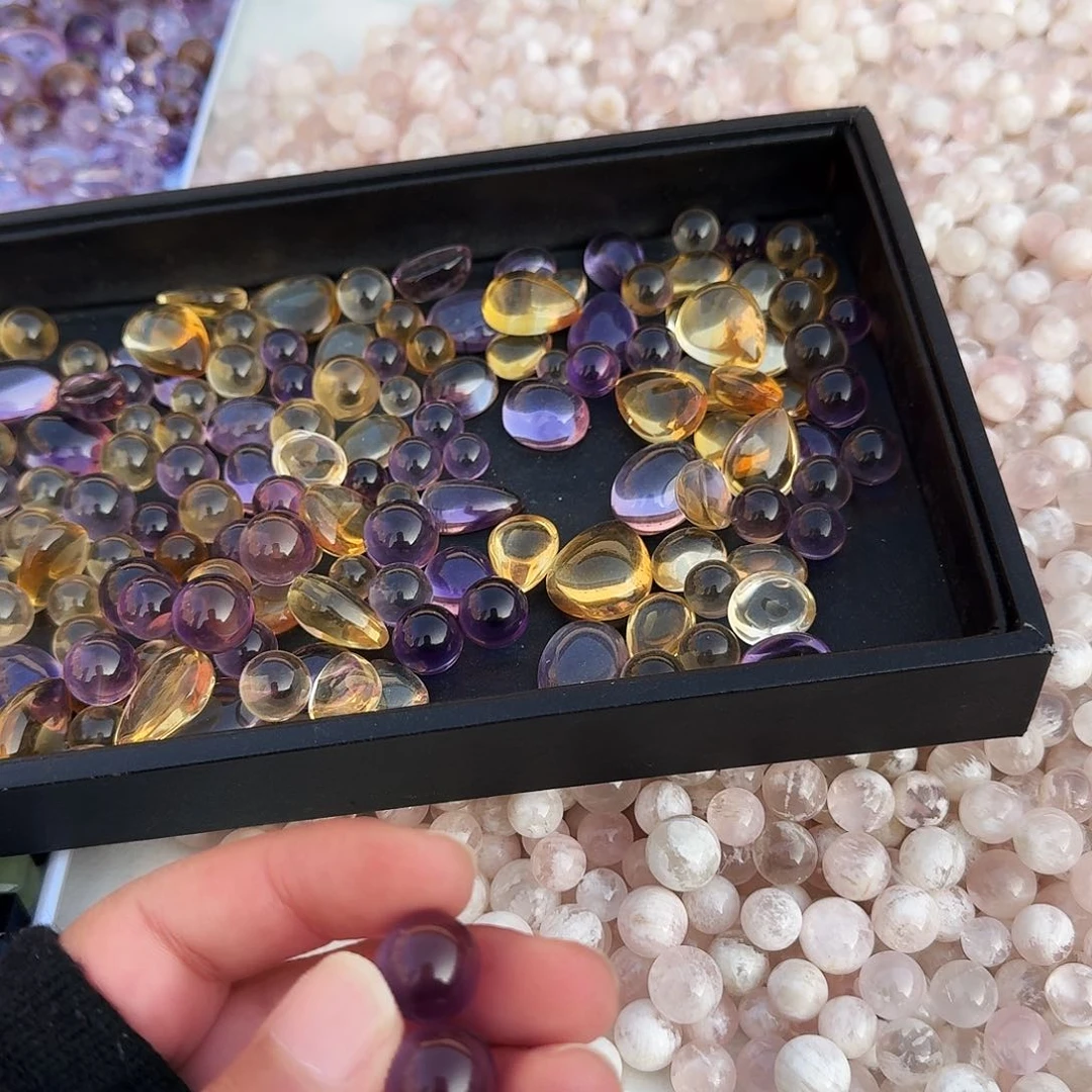 水晶紫水晶单珠未镶嵌T***i