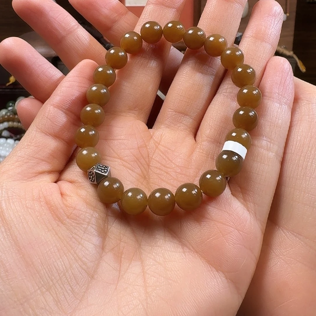 和田玉未镶嵌手链