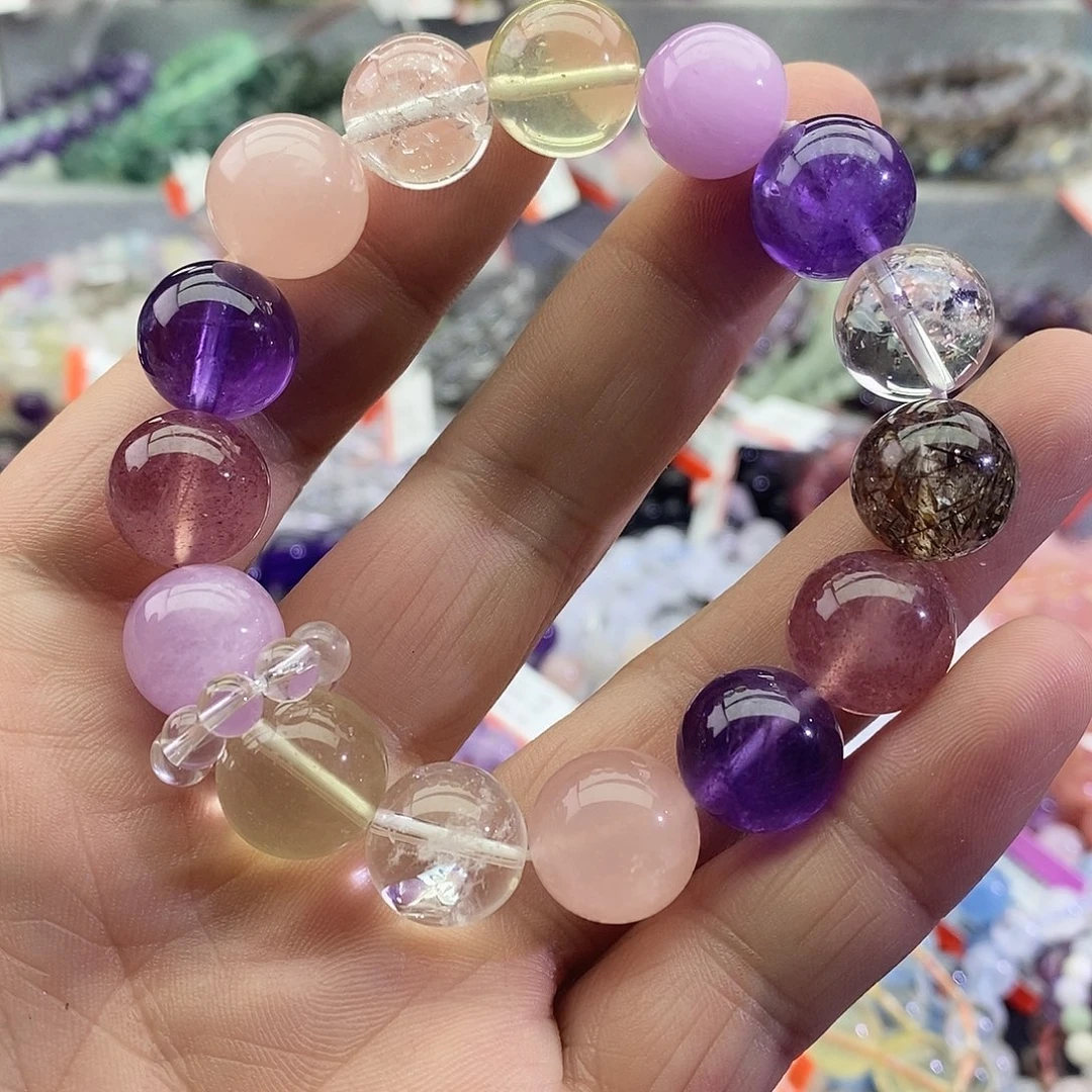 未镶嵌手链水晶多宝