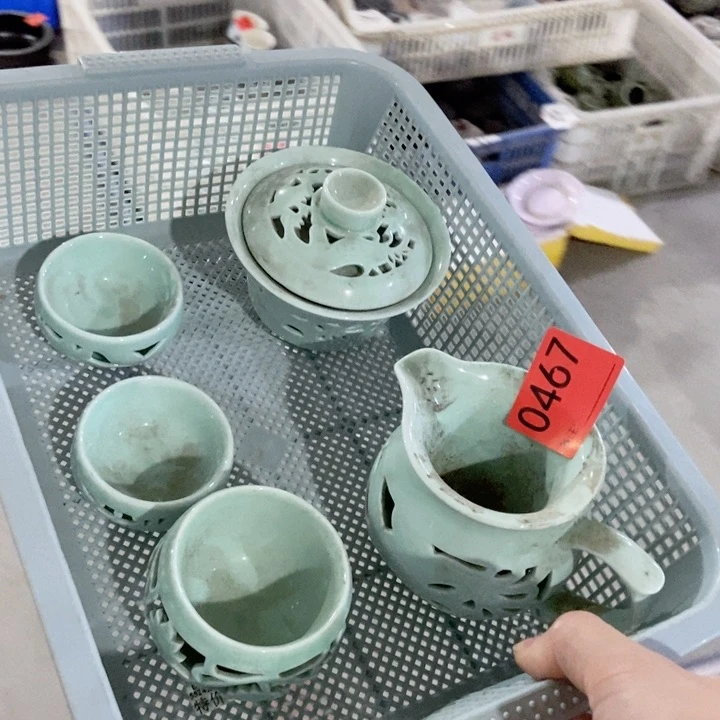 茶具微瑕，介意勿拍
