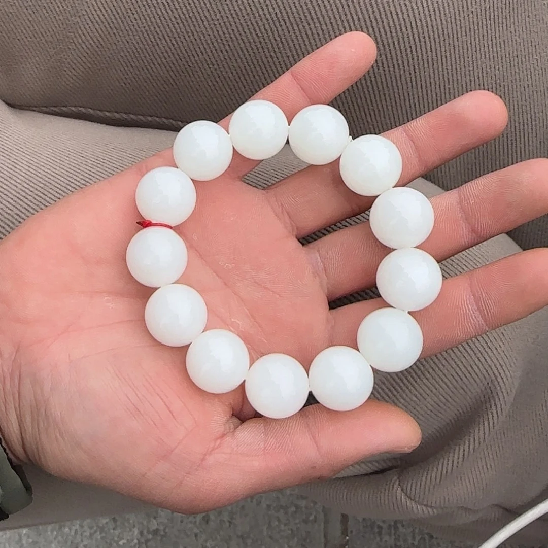 【闪购商品】和田玉手串未镶嵌白玉手串