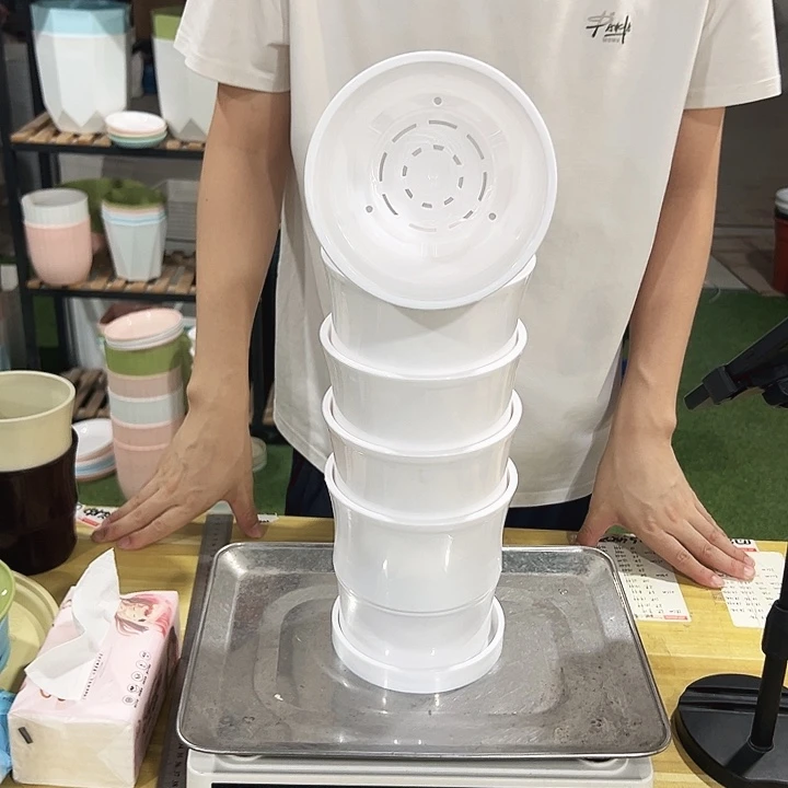 特价竹节口13.6高14白色带托5只