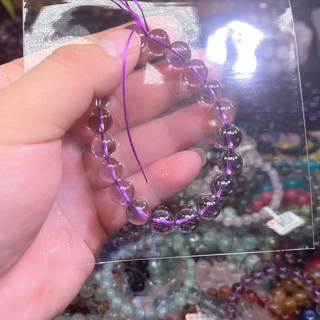 水晶手链未镶嵌啊*君天然水晶未镶嵌