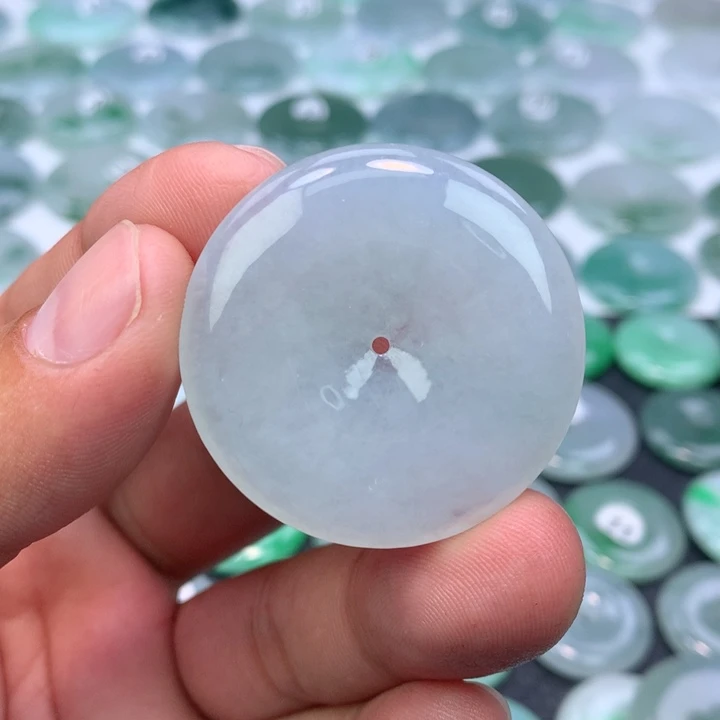 颈饰未镶嵌翡翠缅甸天然A货翡翠38.6-6.2