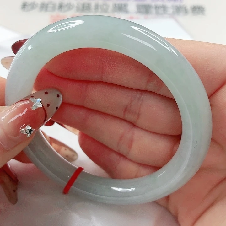 翡翠未镶嵌手镯53.6x356