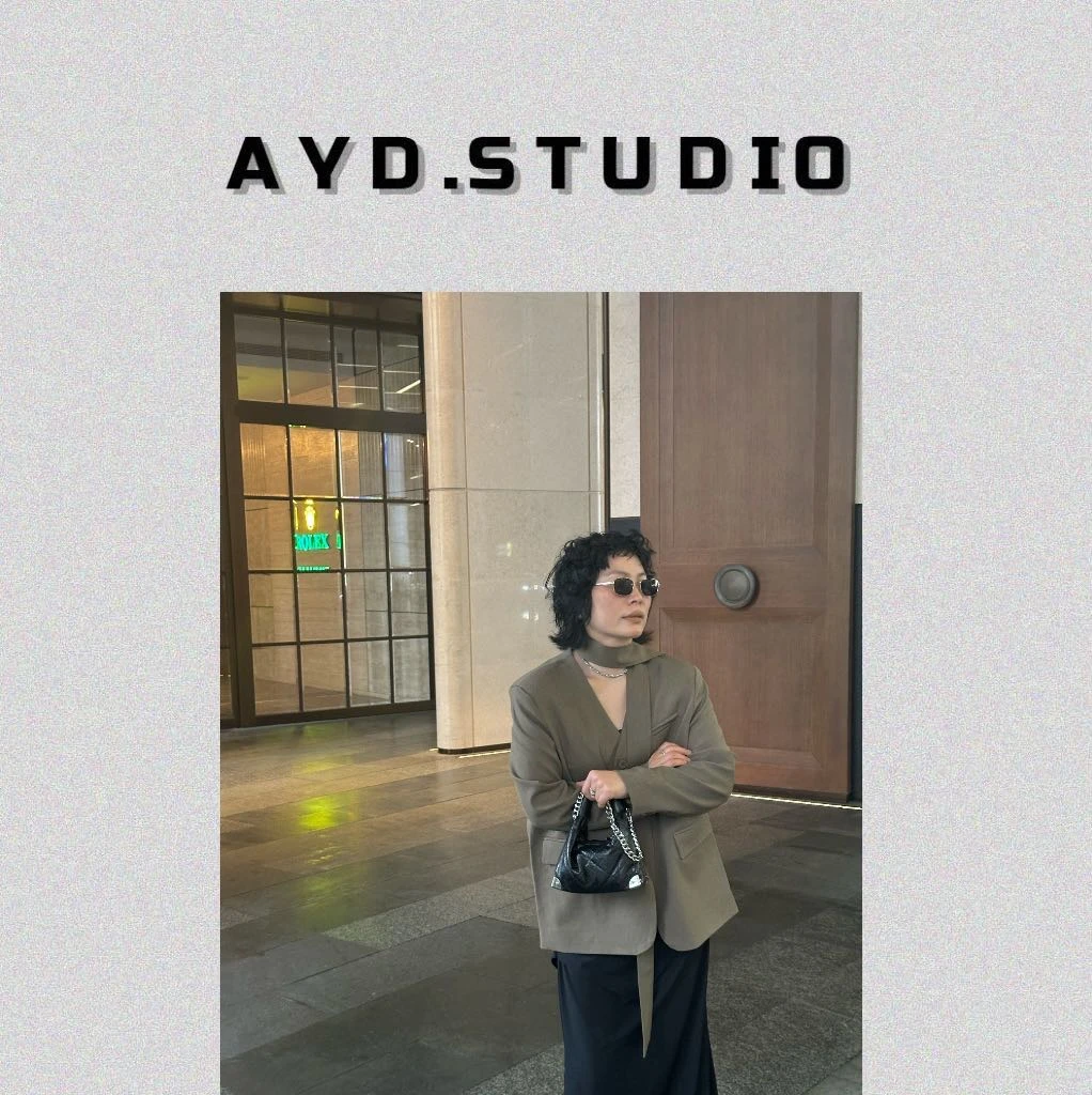AYD.STUDIO春款时尚设计师西装外套#8873