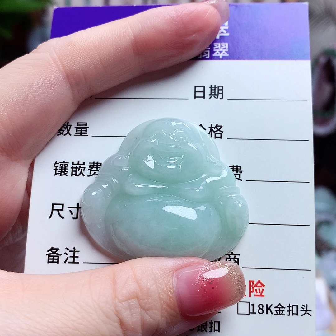 *****颈饰未镶嵌翡翠佛公