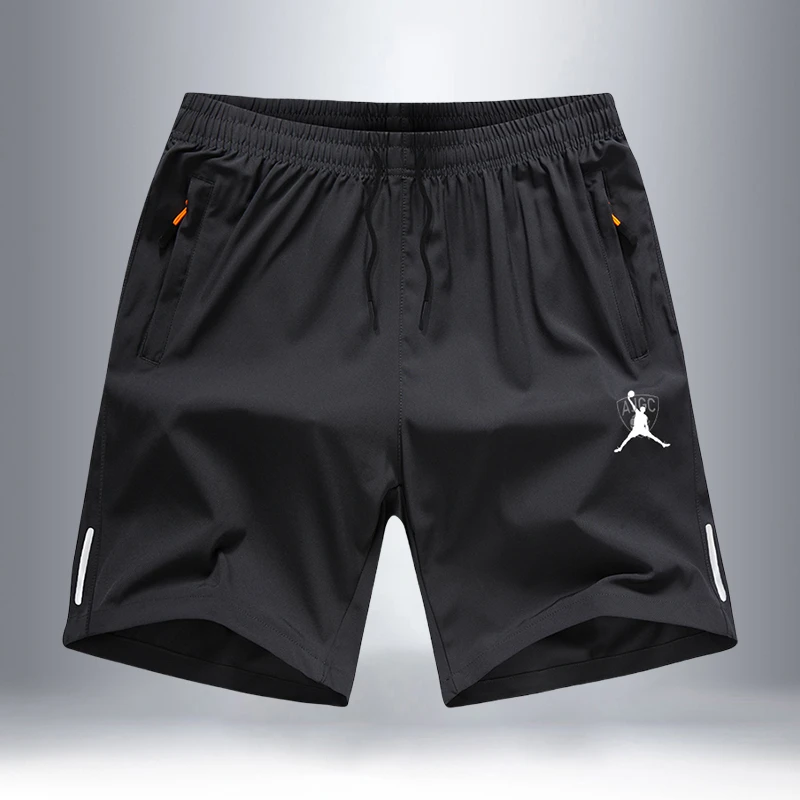 AJGC飞人运动短裤男士夏季外穿大码健身薄款休闲速干裤跑步五分裤