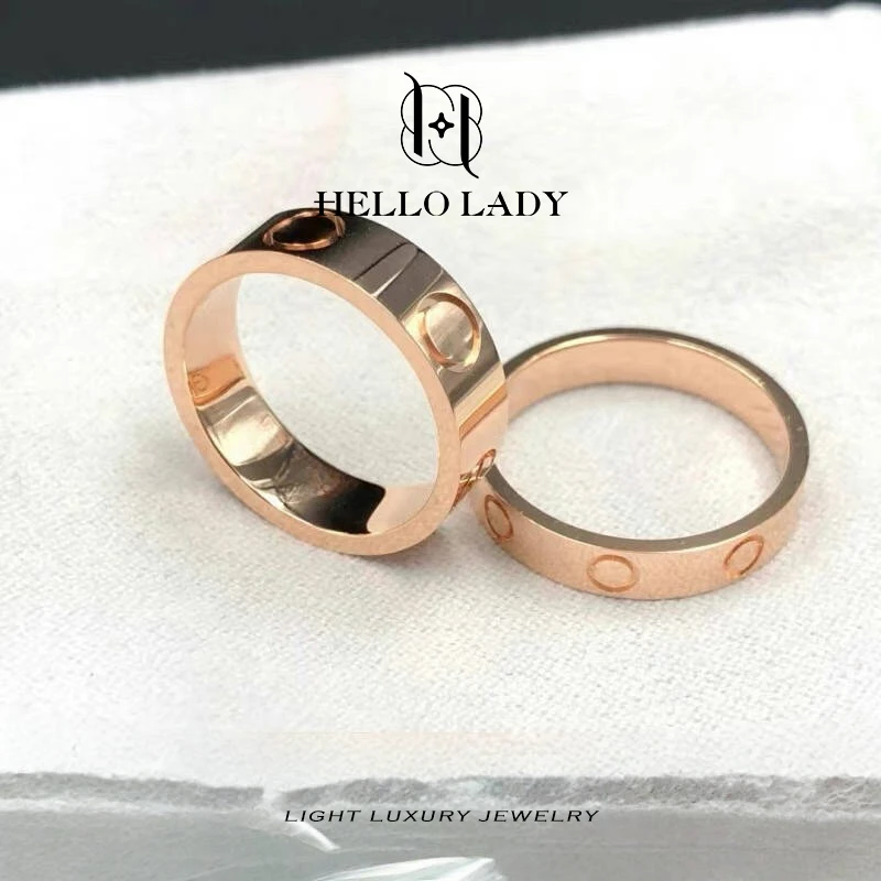 【V金版本】精工CNC 时尚LOVE戒指1524 宽度5.5mm