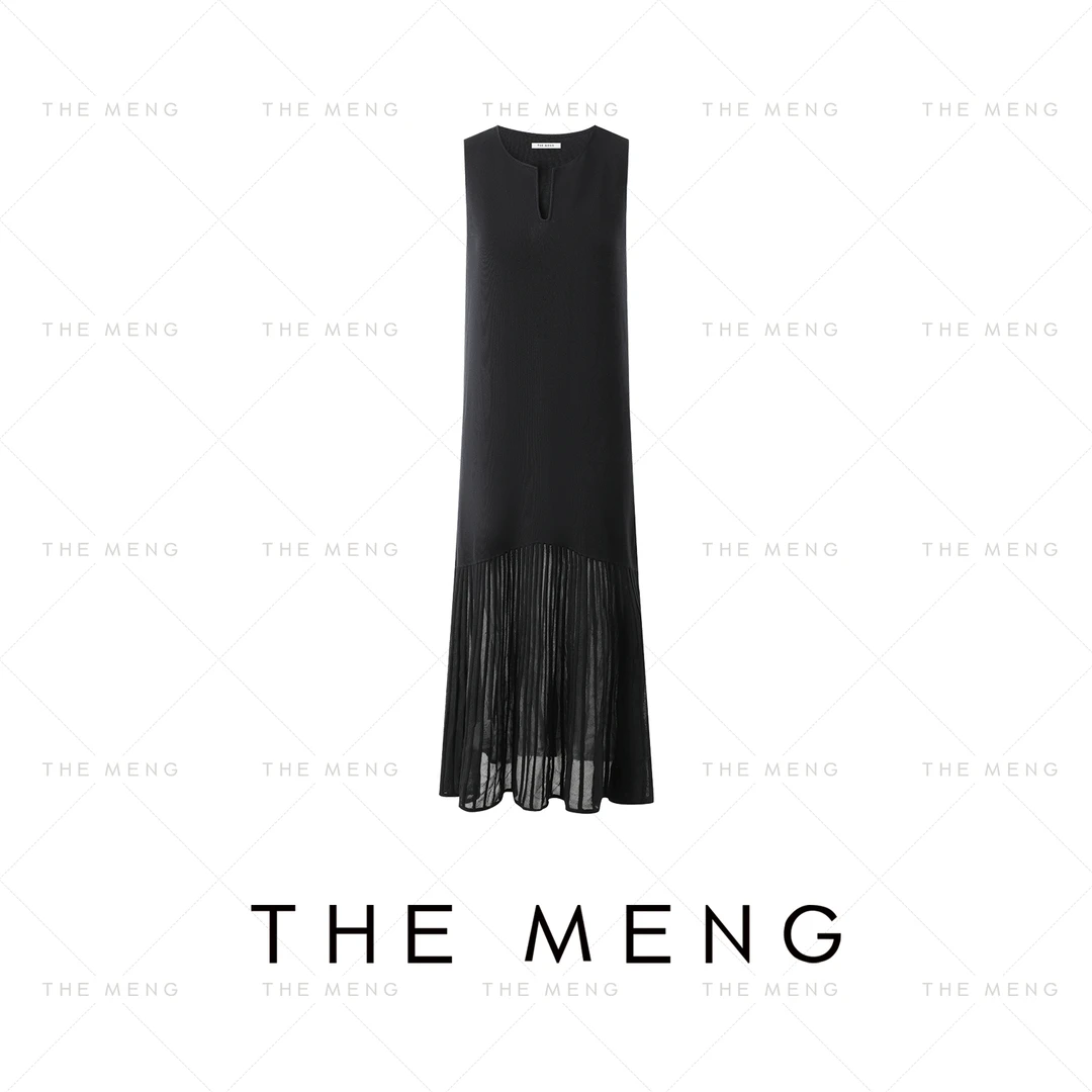 THE MENG【灵动女神】凉感天丝显瘦无袖连衣裙#M252G0245+M252G0459