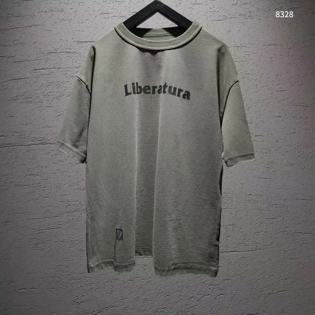 V-RO8328美式日棉350克正反面印花针织短袖