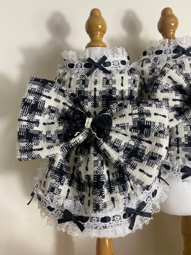 宠物条格裙宠物服装狗猫咪衣服