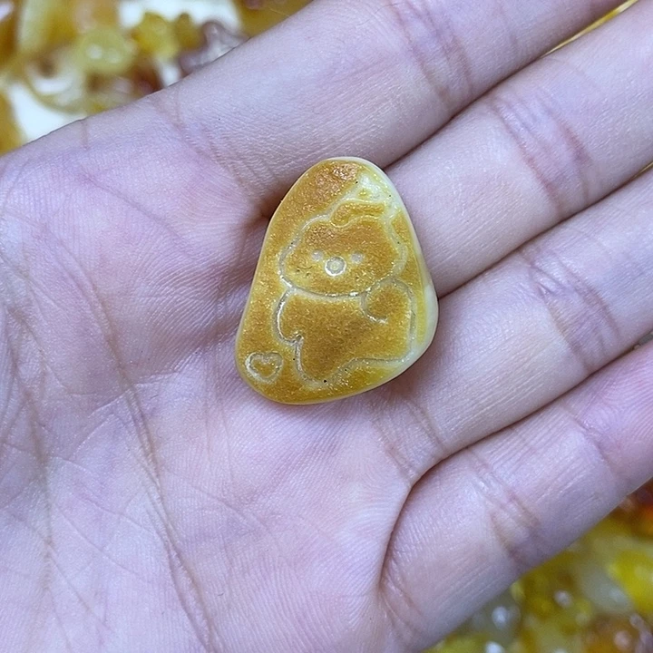 吊坠橄榄核原皮小熊30