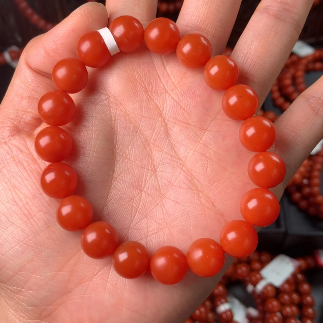 南红玛瑙手链未镶嵌归*11m手链糖