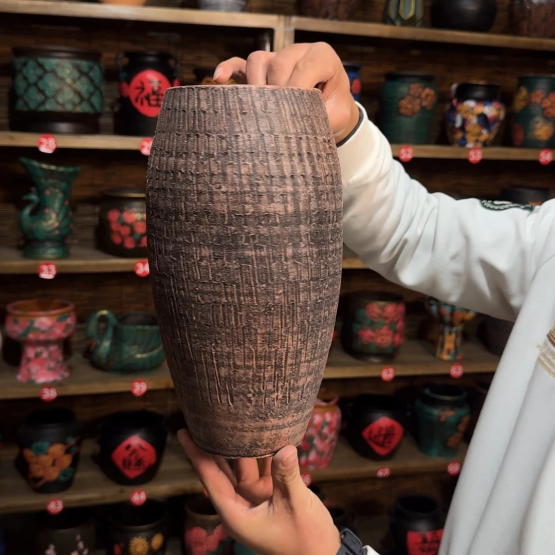 27-12 带孔高端浮雕花盆炸炸炸