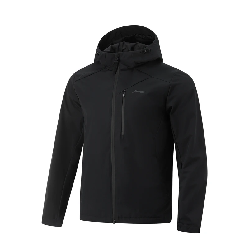 李宁男子三合一内短羽绒服外风衣防风保暖外套 AWBU063-B品