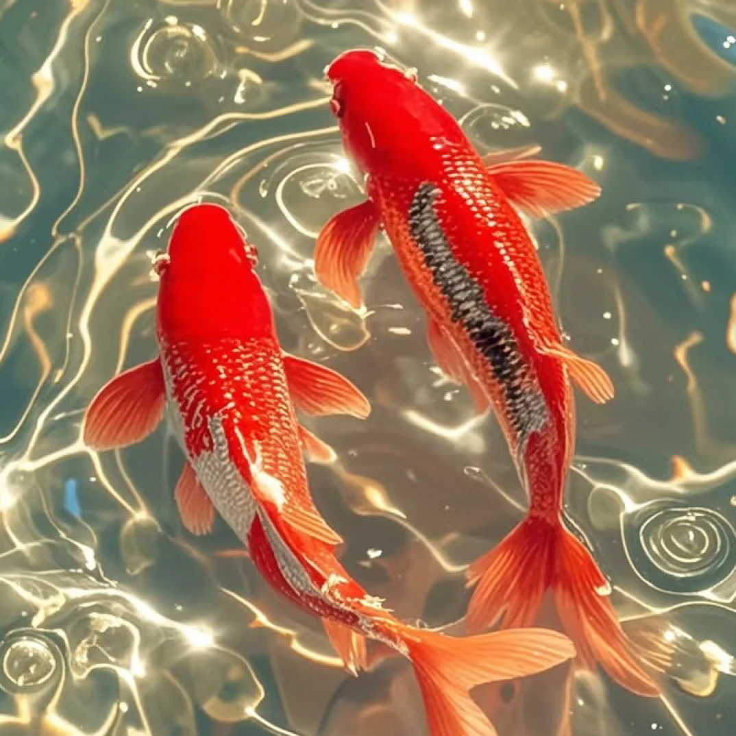 新奇宠物101-200号普身蝴蝶鲤各色锦鲤
