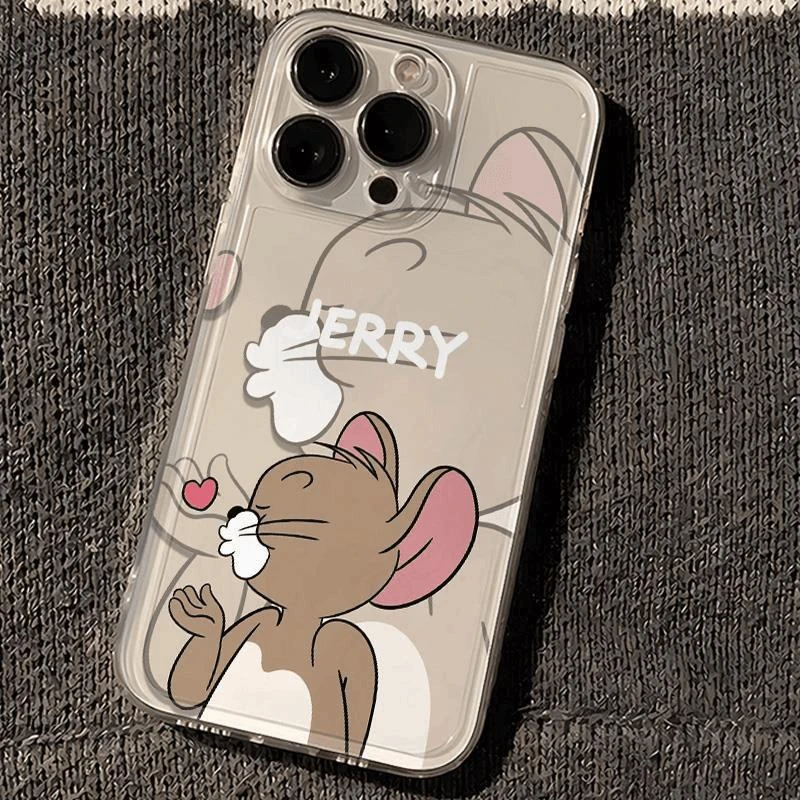 汤姆杰瑞动画猫和老鼠情侣苹果15手机壳华为小米荣耀vivo红米oppo