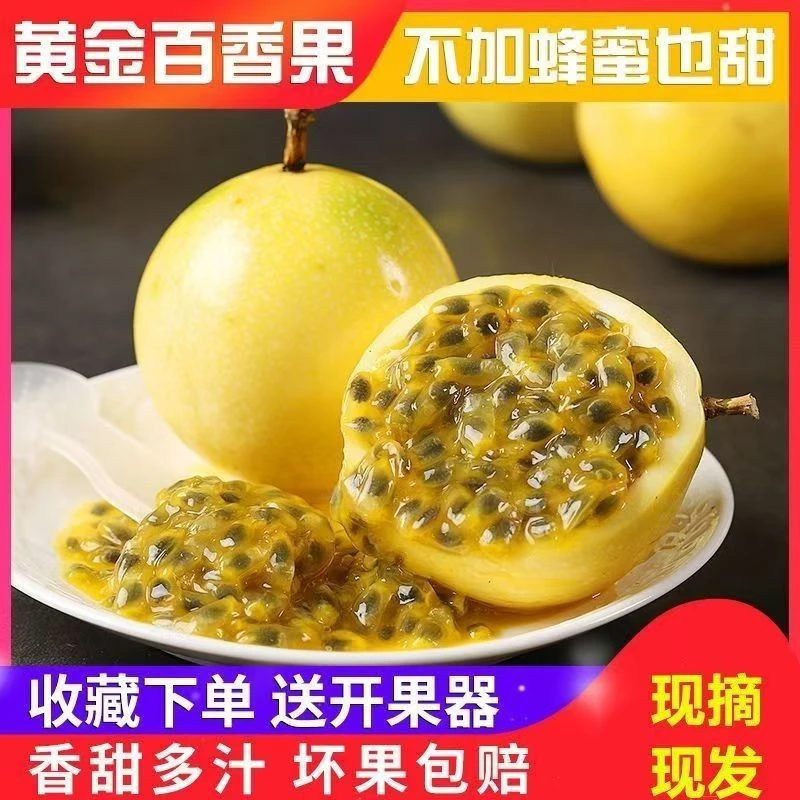 广西钦蜜9号维c黄金百香果海南新鲜大果孕妇孩童当季水果